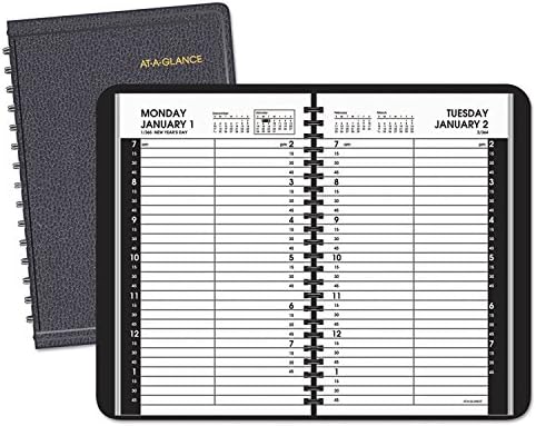 Daily 15-Minute Appointment Book, 4 7/8 x 8, Jan-Dec 2017 (12 Month)