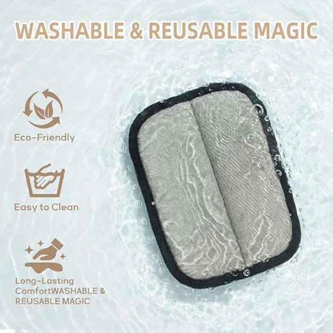 2 PCS Pet Hair Removal Glove for Cats & Dogs, Newly Pro Five-Finger Electrostatic Pet Hair Remover Gloves, Magic Brush Pet Hair Removal Tool (Black, L)-MaVZhVr8