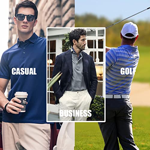 Arjen Kroos Men's Polo Shirts Short Sleeve Golf Shirts Athletic Muscle Regular Fit Tee,A4-Grey-Ck3309,Medium #TOP6