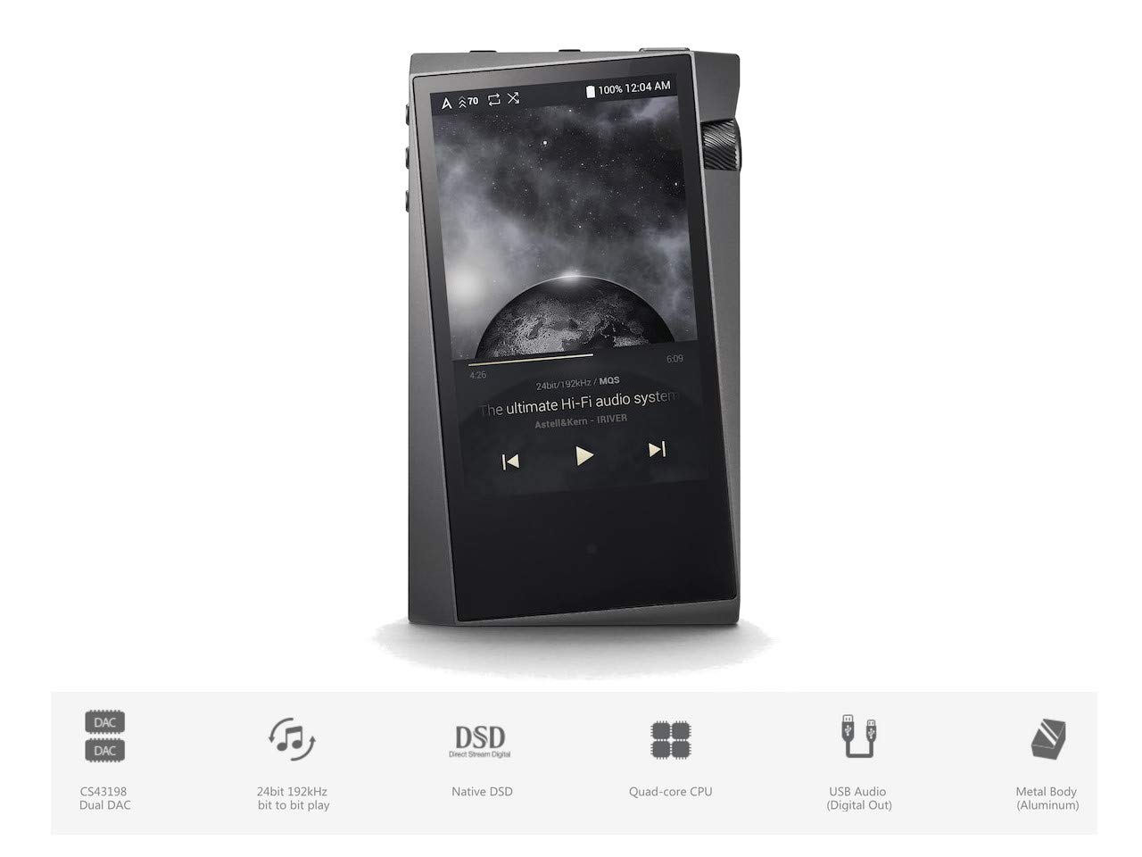 Amazon.co.jp: Astell & Kern A&norma SR15 (Dark Gray) ポータブル