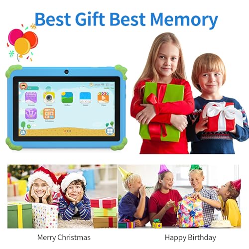 Image of banapoy 7 Inch Tablet with 1GB 16GB ROM and HD Touch Screen (Blue)