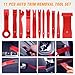 GOOACC 11PCS Auto Trim Removal Tool Kit No-Scratch Tool Kit for Car Audio Dash Window Molding Fastener Remover Tool Kit-Red