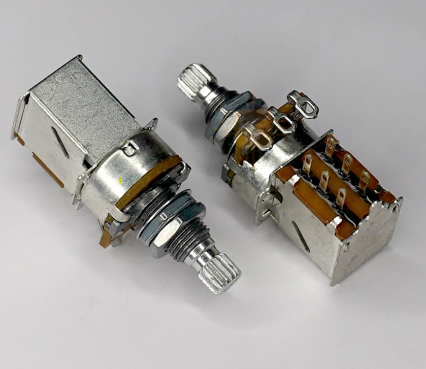 push pull B500K Linear pot Split shaft Potentiometers-image-0