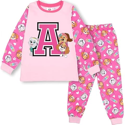 Paw Patrol Personalised Initial Winter Pyjamas Cover