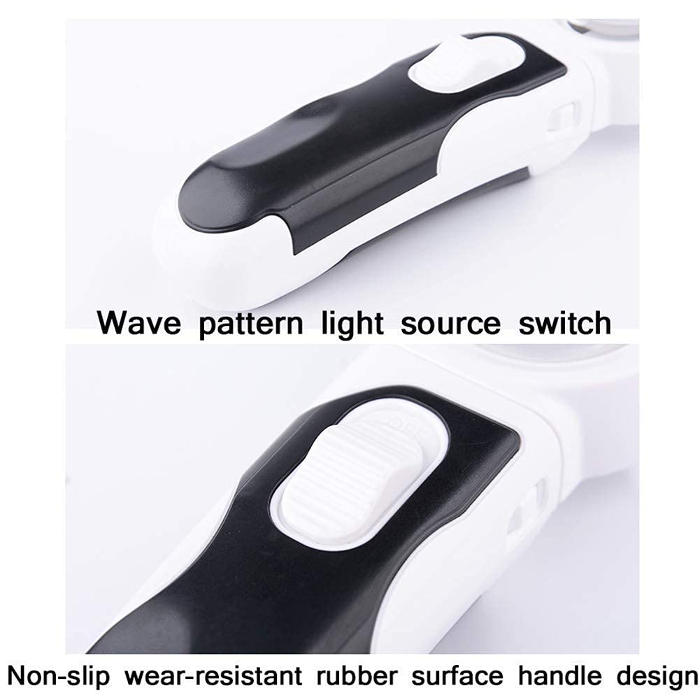 JOZZY Lupa,Lupas para Pasatiempos, Lectura LED de Mano con Peso Ligero sin pérdida de luz, Adecuado para Lectura, inspección, Soldadura, Aguja