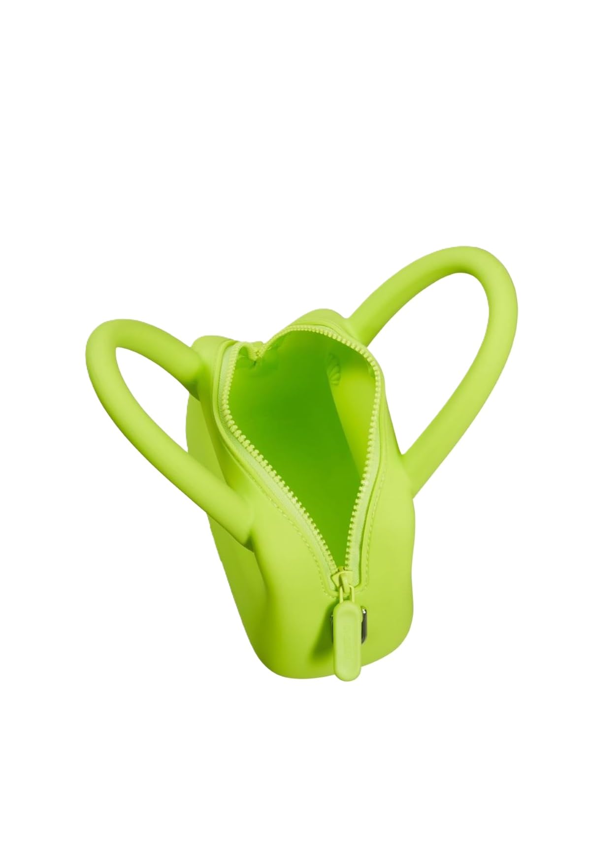 American Tourister Jellypop Borsa a Mano Mini in Silicone, Verde Lime, 24x20x10 cm, Tracolla Rimovibile, Chiusura a Cerniera