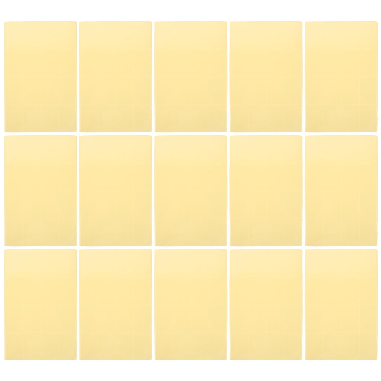 TOPBATHY 1000 piezas Pegatinas Rectangulares Transparentes Adhesivas para Sellado Etiquetas Claras Impermeables para Embalaje Sobres y Cajas Adhesivo Fuerte para Protección Profesional de