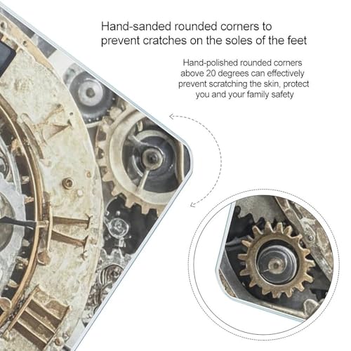 Báscula Digital de Baño Steampunk Gears Clock miniatura 4