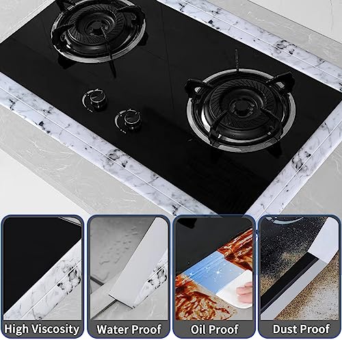 Image of Caulk Strip Tape Sealant Strip, 1PC Extra Thick Acrylic Adhesive Self-Adhesive Sealing Tape Waterproof Tape for Kitchen Countertop,Sink,Bathroom,Toilet,and Bathtub Floor Edge Protector