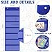 Watersay 2 Pack Pocket Chart for Classroom 29.5 x 10 in 12+1 Pockets Hanging Wall File Organizer for Cards,Pictures,Class Management Educational Behavior Chart,Teacher Office Organization(Blue)