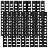 Veemoon 20 Stück Messerschutzhüllen aus Kunststoff, Große Universelle Klingenschutzhüllen für Küchenmesser, Schälmesser, Allzweckmesser und Brotmesser, Sicherer Messerschutz für Küche