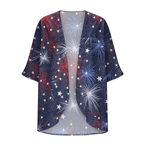 Quimonos Boho para mulheres, cardigã leve de verão, saída de banho, casual, solta, roupa de banho 4