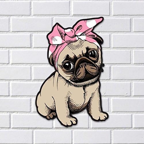 Placa Decorativa C1016 – Pug