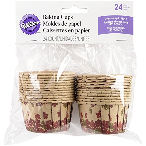 Wilton Cozy Fall Bake-Able Nut Cups, Assorted