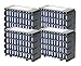 Produktbild Sichler Haushaltsgeräte Zubehör zu 3in1-Tisch-Luftkühler: 4er-Set Ersatzfilter für Tisch-Luftkühler und -Luftbefeuchter LW-110 (USB Mini Tisch-Luftkühler)