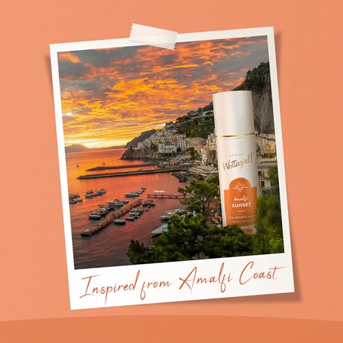 Image of Layer'r Wottagirl Amalfi Sunset Fragrance Mist for Women 120ml | 100% Vegan | Fresh Citrus & Floral Scent with Orange, Bergamot & Neroli | Long-Lasting Body Mist | Alcohol-Free | IFRA Certified