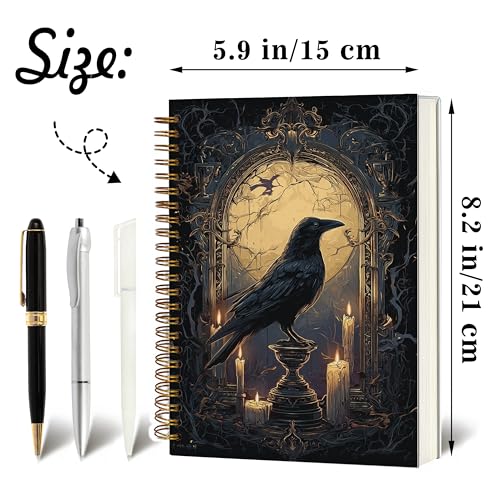 Journal de sorcière vintage A5 à spirale pour vos notes et secrets - 2