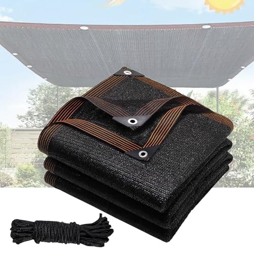 90% Shade Cloth for Garden Durable mesh tarp,Plant Cover Abrasion-Resistant Sunshade, Shade Cloth Breathable Mesh Tarp for Garden,pergola Cover,greenhouses, Patio net (3 * 3.6M/10 * 12FT)