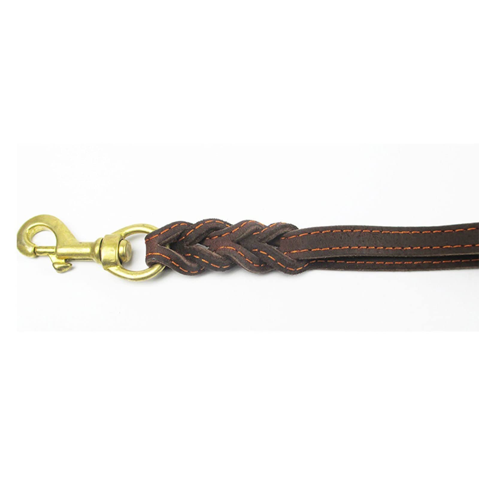 XIANGFAGS Correa Perro Correa for Perro de 5,7 pies de Largo con Dos Asas de Alta Resistencia con Asas Dobles for Perros Grandes/Perros medianos Correa de Cuero for Entrenamiento