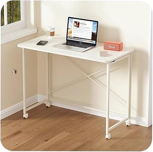 NIZAME Simple Escritorio de oficina en casa, escritorio extraíble para computadora, añadir un escritorio grueso, mesa plegable que ahorra espacio,