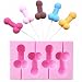 MoldFun Male Funny Pecker Shaped Silicone Mold for Bachelorette Bride-to-be Party Supplies,Used for Making Ice Cubes, chocolate, Candy, Jello Shot, Cake Decorating