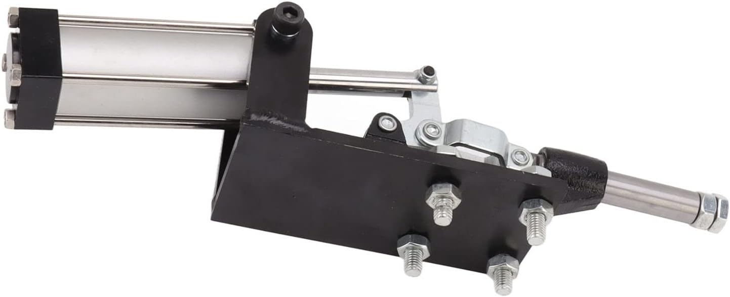 Cylinder Pneumatic Clamp, Air Toggle Clamp for Industrial Automation, Carbon Steel Auto Control Clamp with Accurate Operation for Welding and Machining
