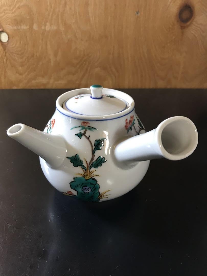 Amazon.co.jp: 九谷 三代為吉 色絵牡丹茶碗 茶器セット : おもちゃ