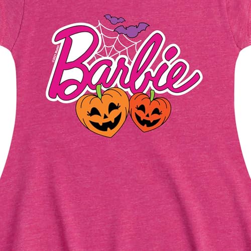 Barbie - Halloween Logo - Toddler & Youth Girls Short Sleeve T-Shirt Dress2