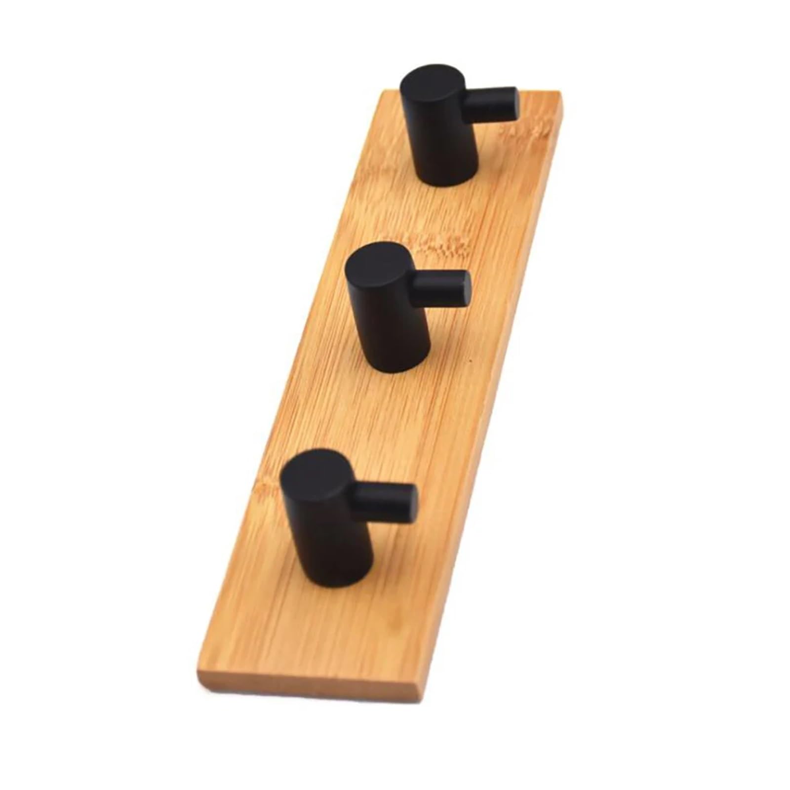 Dhetye 3 Coat Rack Wall Hooks Coat Rack,Wall Hooks,1/2/ Wooden Hangers Self Adheisve Hanging Hook(3)