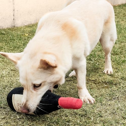 Germanhart Brinquedo Pelúcia Garrafa para Cães
