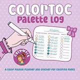 ColorToc Palette Log: A color palette planner and tracker for coloring pages