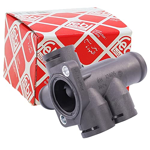 febi bilstein 12405 Coolant Flange for cylinder head, with seal, pack of one