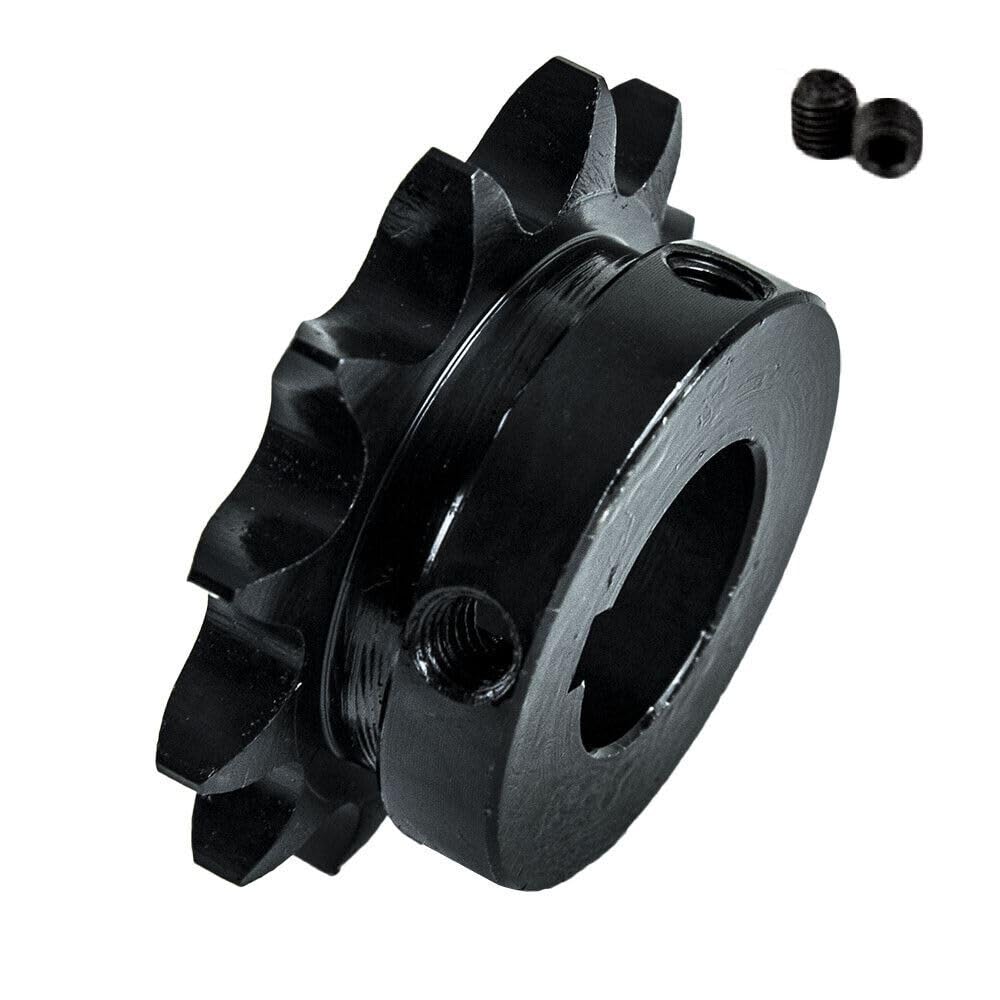 Jeremywell Piñón 50B12T-1" agujero 12 dientes tipo B para cadena de rodillos 50