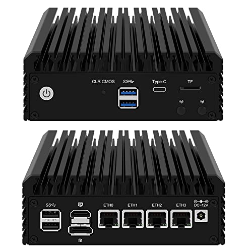 Image of 2.5GbE Linux Firewall Micro Appliance Celeron N5105 4xIntel I226 Nic Firewall Router PC 8GB DDR4 128GB M.2 NVMe SSD AES-NI