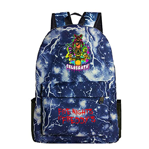 Five Nights at Freddy Mochila Escolar para Estudiantes de Viaje al Aire Libre para Niños