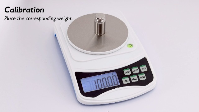 Image of Antstone Digital Precision Scale 0.01g Accuracy, 1000g Lab Scale Scientific Digital Balance, Jewelry Scale for Laboratory Jewelry Weighing, Includes 100g Calibration Weight and 2 AAA Batteries