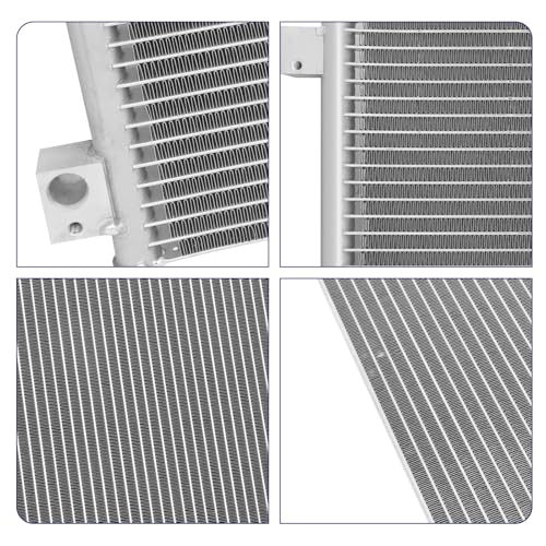Image of Air Conditioning A /C Condenser Compatible with Honda Accord 1998-2002 L4 2.3L # 4900, HO3030101, 80100S84A00, 80100S84A10