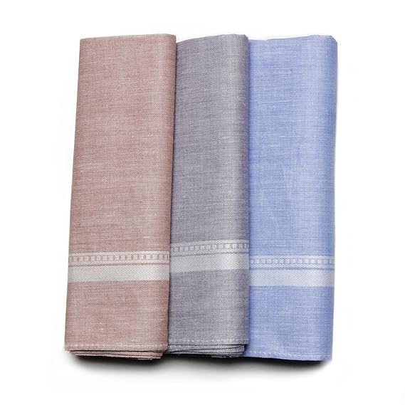 Safari Collection Premium Cotton Handkerchiefs For Men - Pack of 6