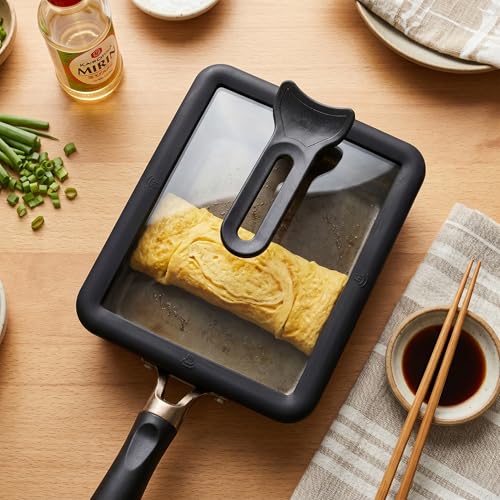 Couvercle en verre pour poêle tamagoyaki de cuisine japonaise - 8