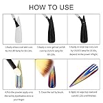 Artdone 16 Jars Chrome Nail Powder Nail Art Fimo Striping Tape Lines Decoration Metallic Mirror Effect Holographic Aurora Chameleon Pigment Powder 1g/Jar Pearl for Resin Craft & Nail Art - Image 2