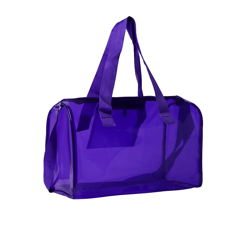 Stylish Transparent Backpack for Girls – PVC Jelly School Bag with Front Pocket Lightweight Travel Daypack for Teens & Kids-image-8