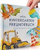 Milula Studios Freundebuch Kindergarten Jungen - Mein Kindergarten Freunde Buch mit Hardcover Einband Ersten Freunde - Freundschaftsbuch für den Kindergarten Jungen