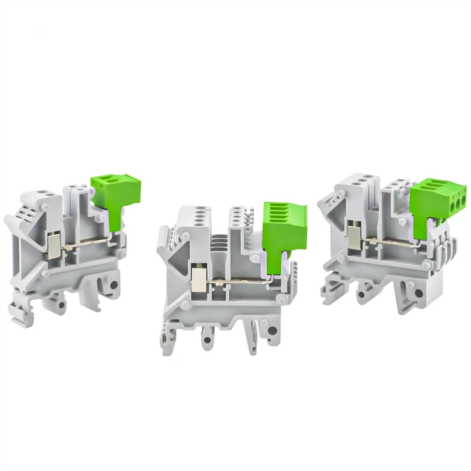 1 jeu de borniers sur Rail Din UK-2.5V/5.08, bornier à broches PCB avec PCB, connexion à vis universelle, conducteur de fil, Type PCB(5P PCB with UK2.5V)