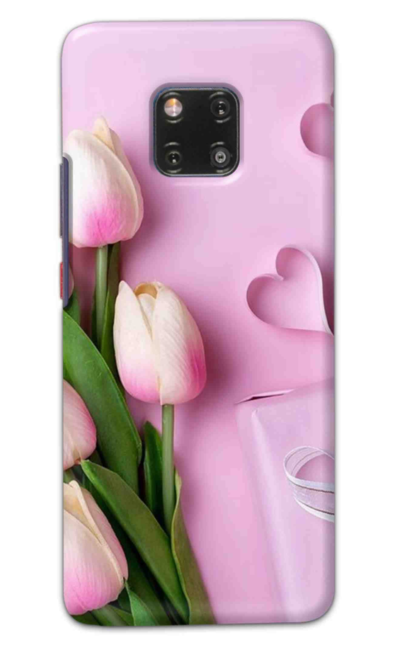 NDCOM for Huawei Mate 20 Pro Back Cover White Pink Flowers Printed Hard Case (B09ZSMFDNQ) Amazon Price History, Amazon Price Tracker