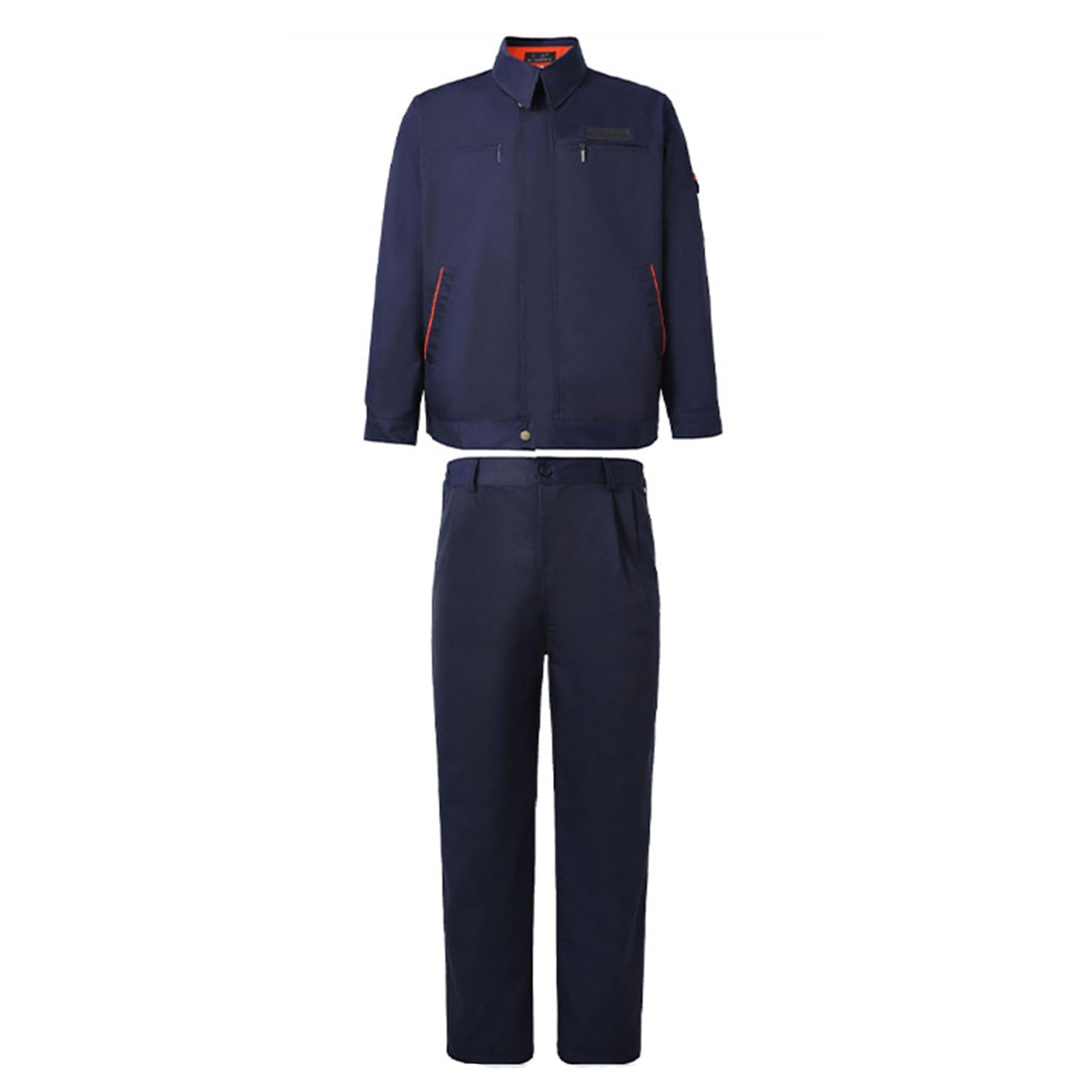Vêtements de travail industriels de soudage veste pantalon homme col montant