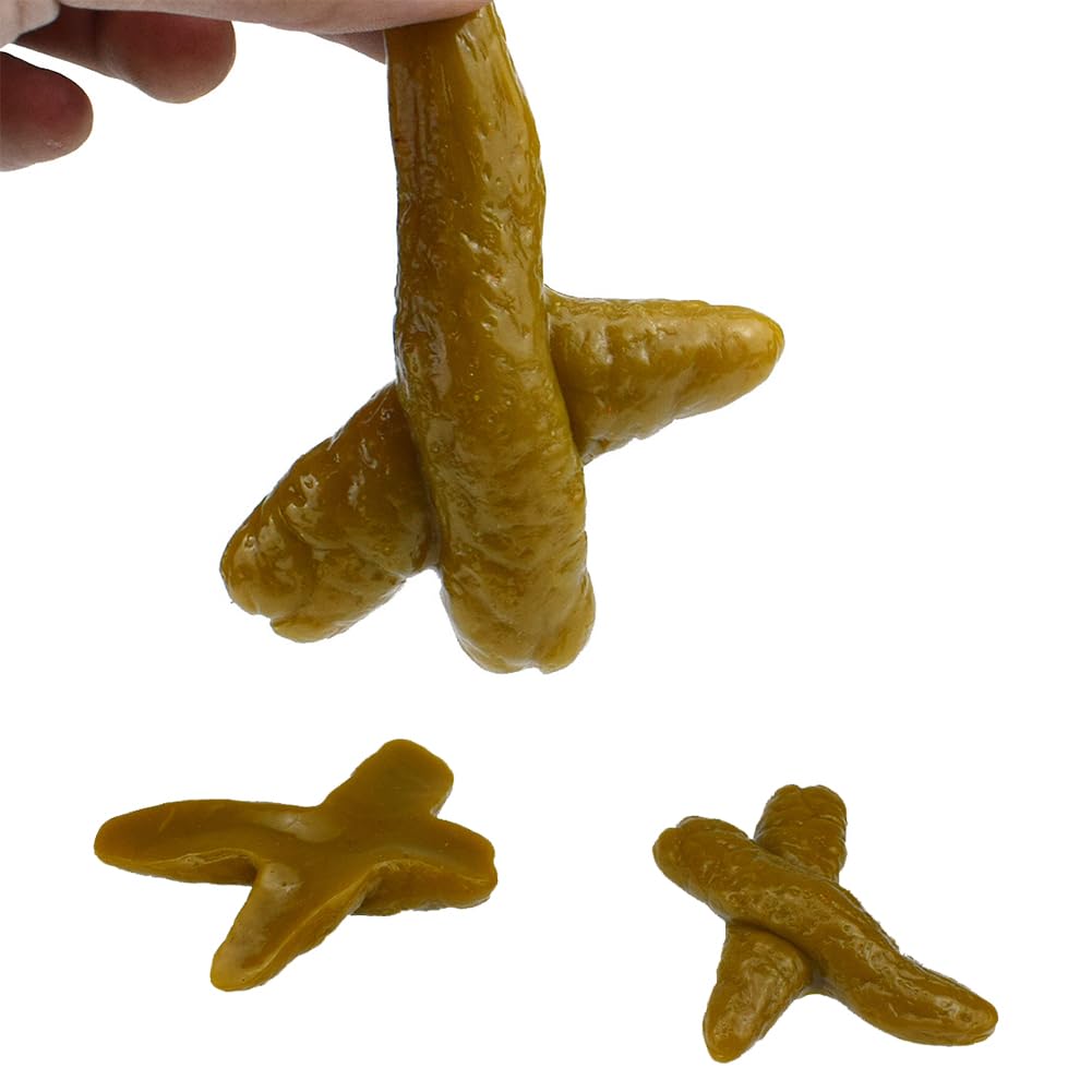 Lot De 4 Fausses Crottes Réalistes – Farce Humoristique – Poisson D'avril, Halloween – Plastique Résistant – Flottante