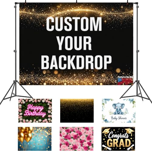 Tiannee Custom Backdrop Customized Photo Background Banner Made in USA