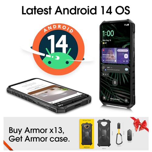 Ulefone Armor X13 Outdoor Smartphone 64GB mit 50MP und 24MP Kamera