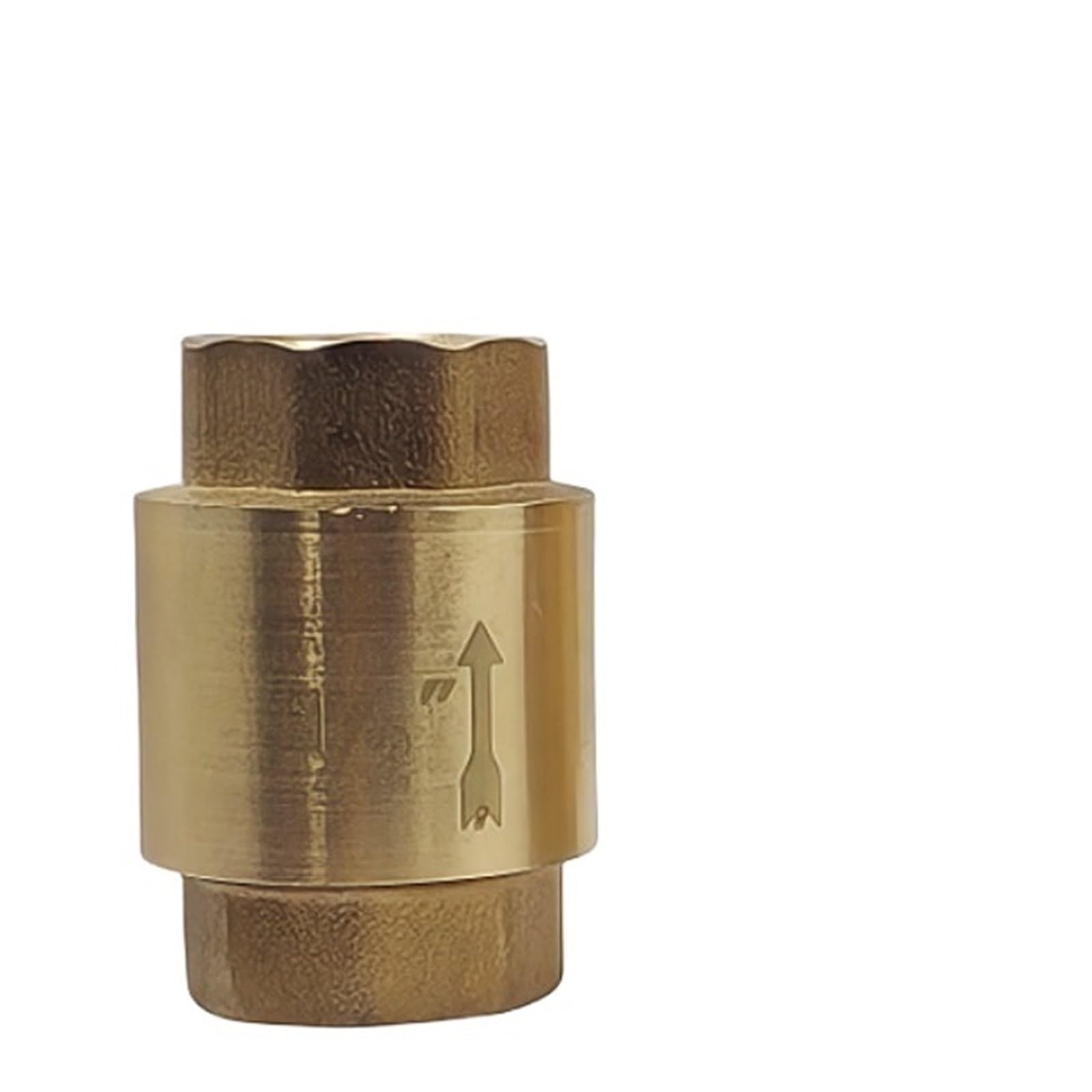 Uyzndkvsi 1-2 1/2" 3/4" 1-1/2" Brass Thread In-Line Spring Check Valve 1-Way Backflow Valve(1-2)