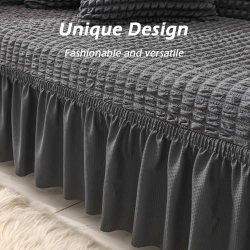 Housse de canapé extensible haut de gamme lavable et ajustable
